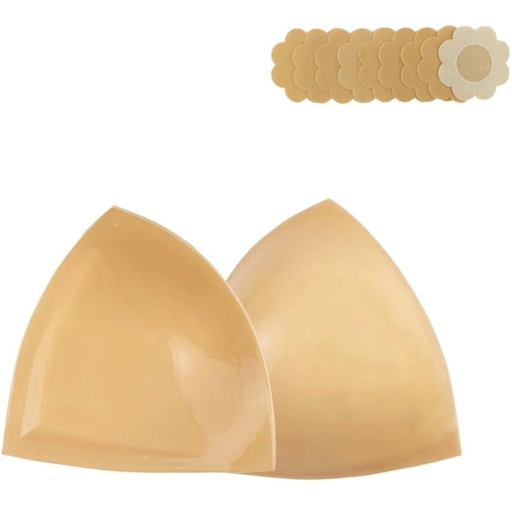 Nude Silicone Bra Inserts and Nipple Covers